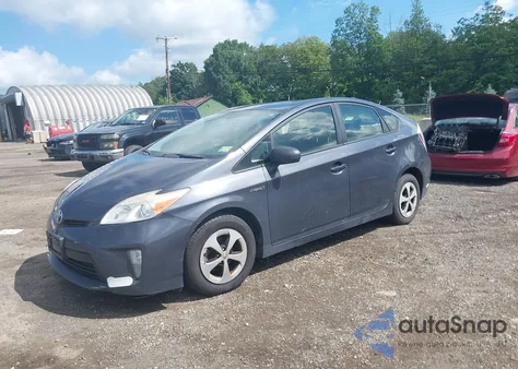 2012 Toyota Prius Four из США, поврежденный, VIN JTDKN3DU7C1536435